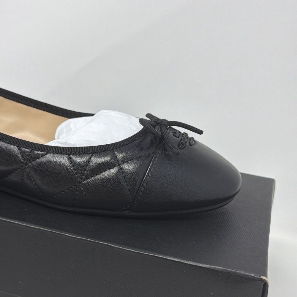 NIB Coach Allyson Quilted Ballet Flats Black Leather Women’s Size 10B AUTH - Picture 5 of 16